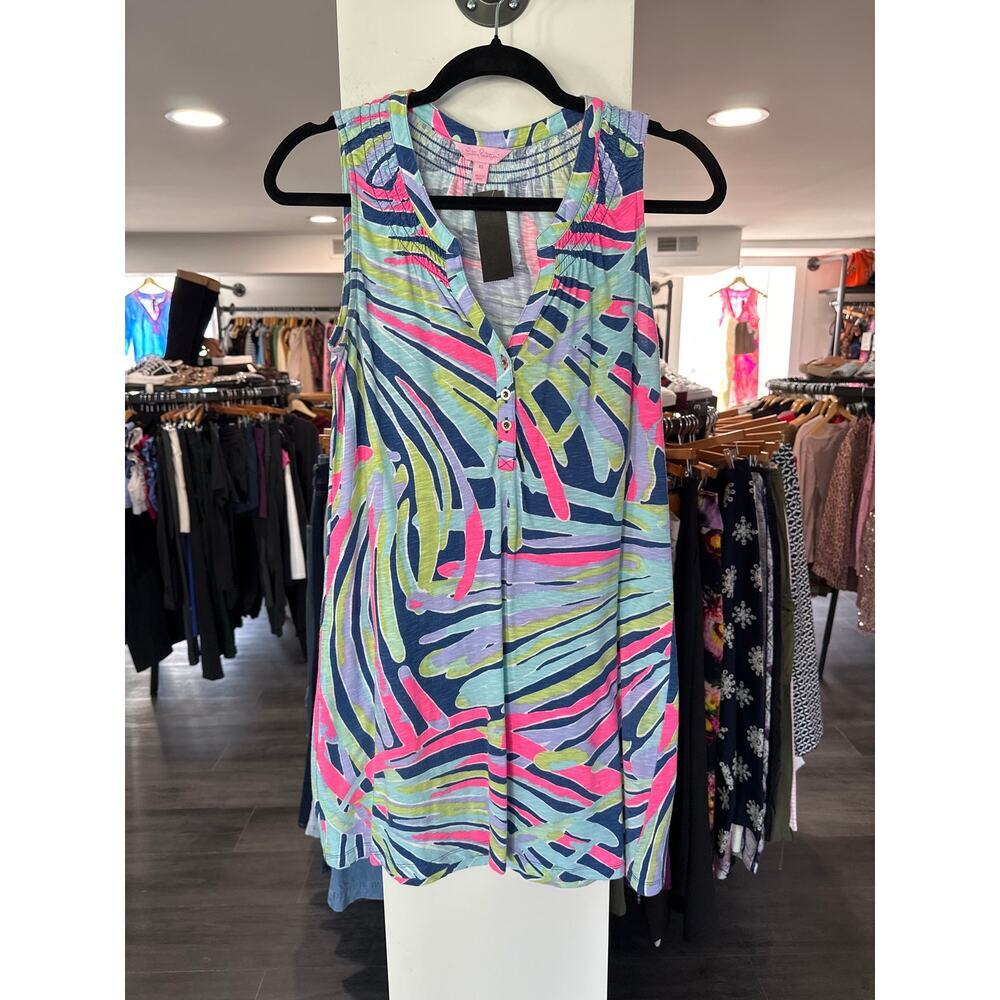 Lilly Pulitzer Cotton Blend Tank Dress Size XS